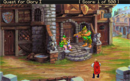 Screenshot of Quest for Glory.